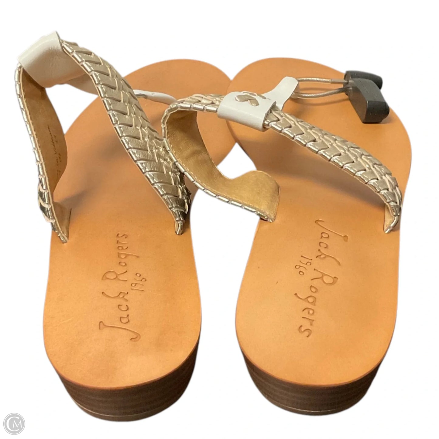 Sandals Flats By Jack Rogers In Gold, Size: 9