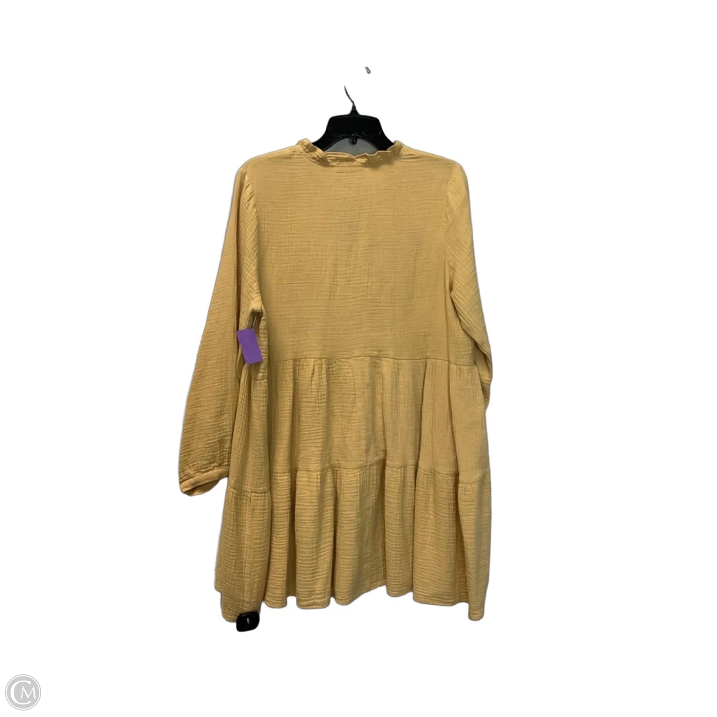 Dress Casual Midi By Calvin Klein In Black, Size: 8