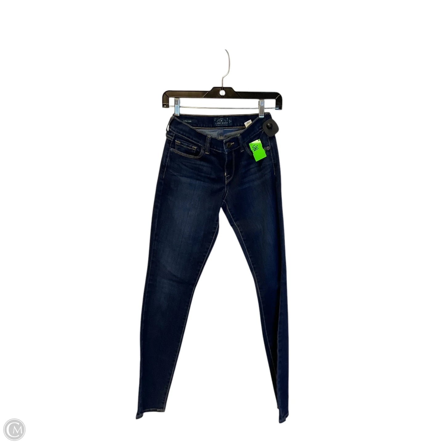 Jeans Skinny By Lucky Brand In Blue Denim, Size: 0