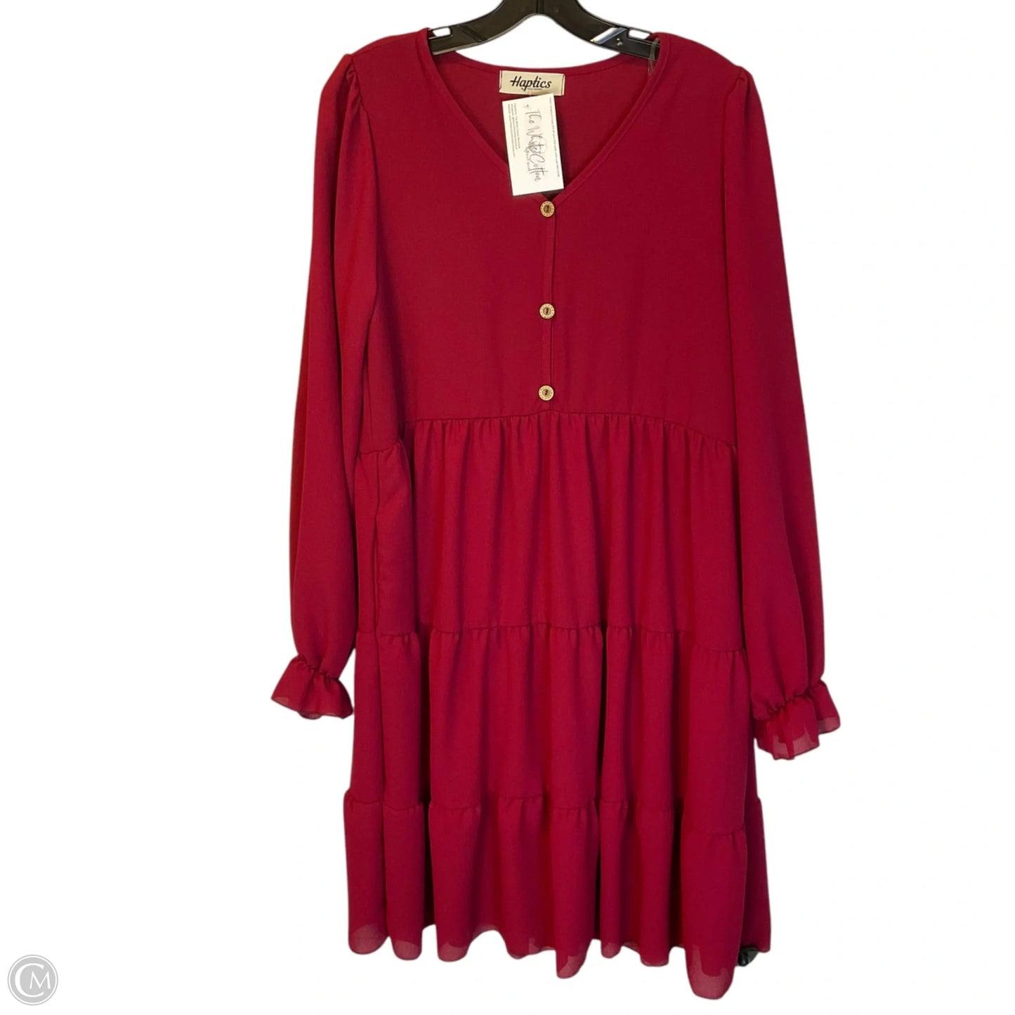 Dress Casual Midi By Haptics In Red, Size: S