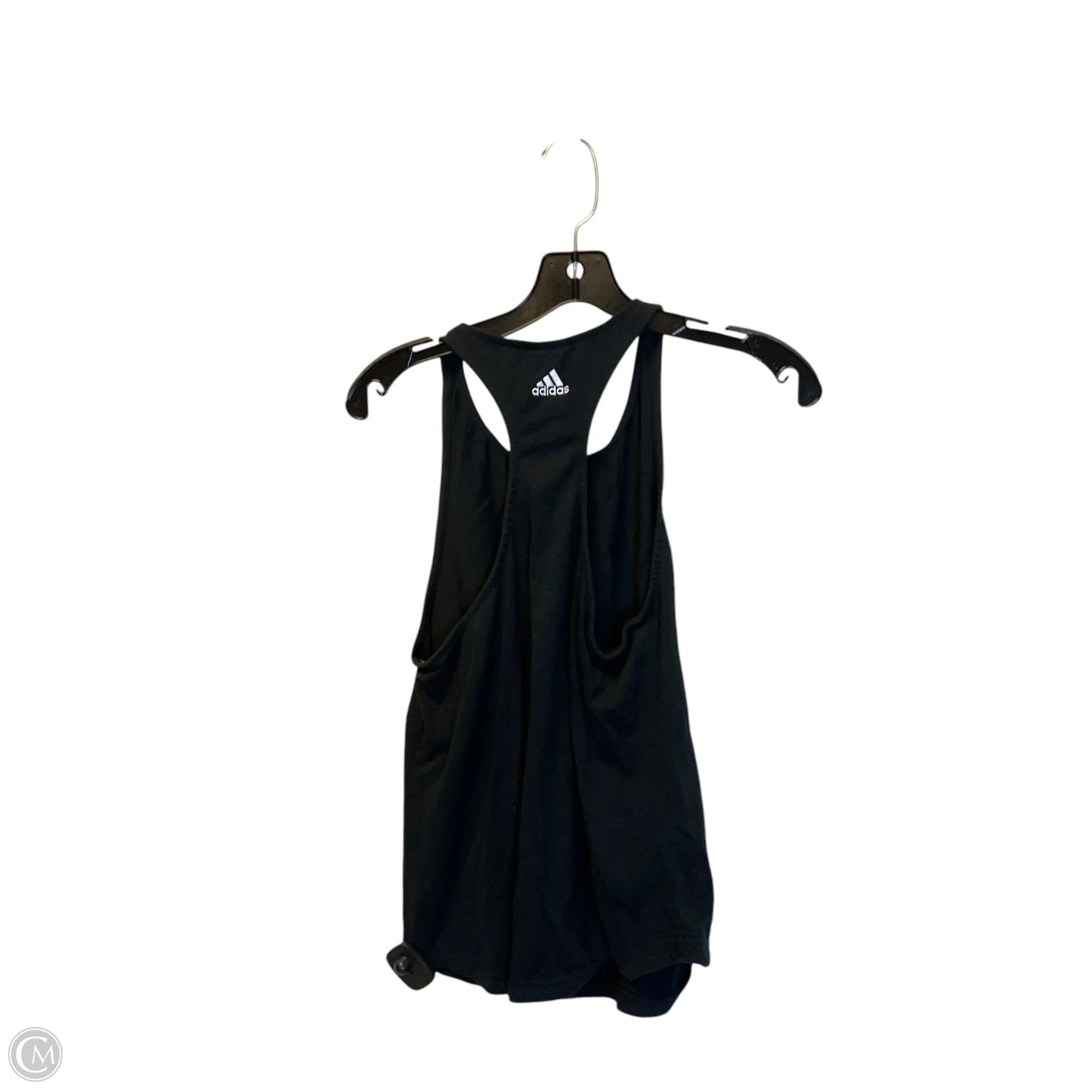 Athletic Tank Top By Adidas In Black, Size: M