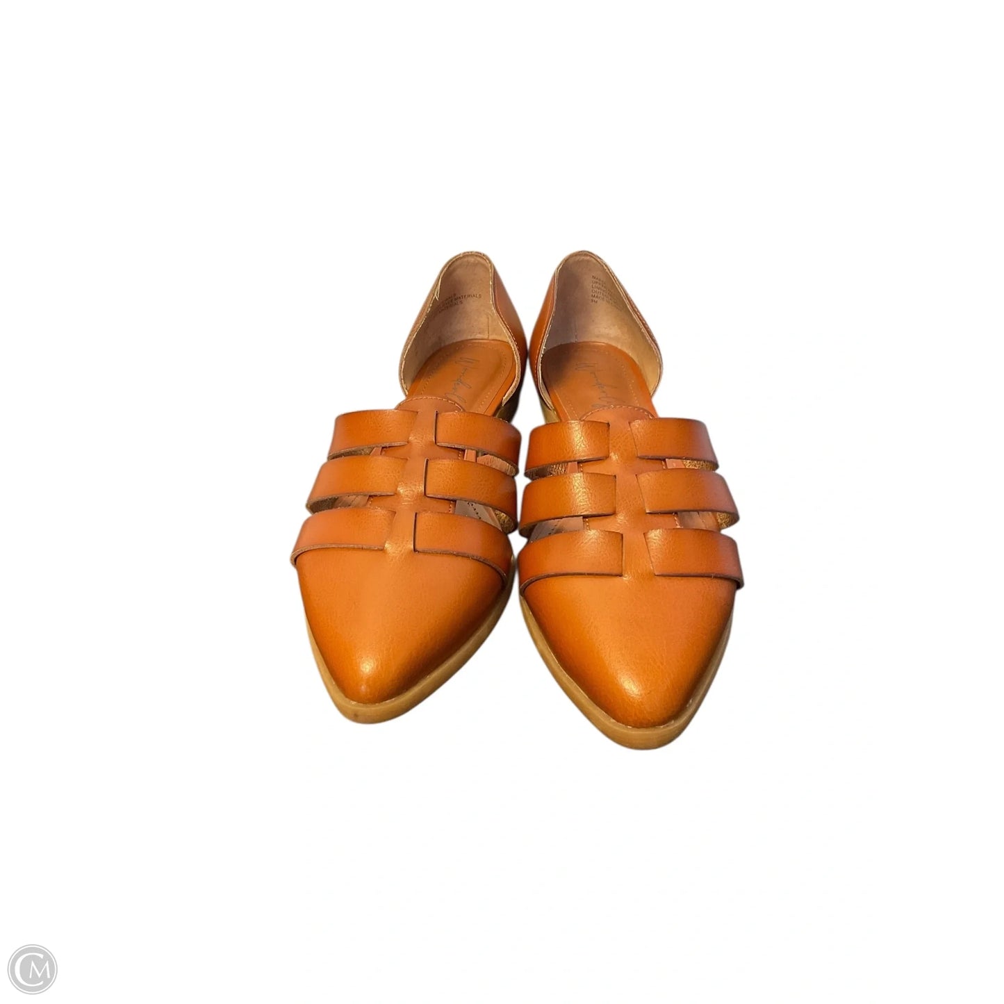 Shoes Flats By Wonderly In Brown, Size: 9