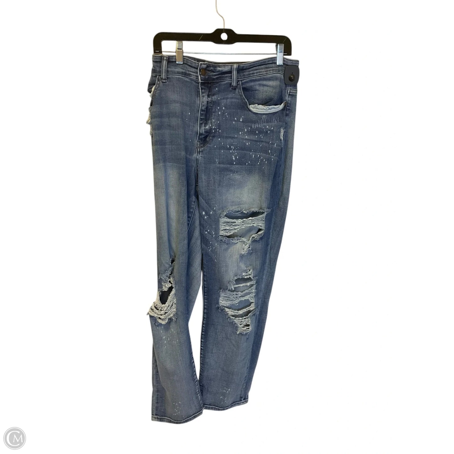 Jeans Straight By Judy Blue In Blue Denim, Size: 20