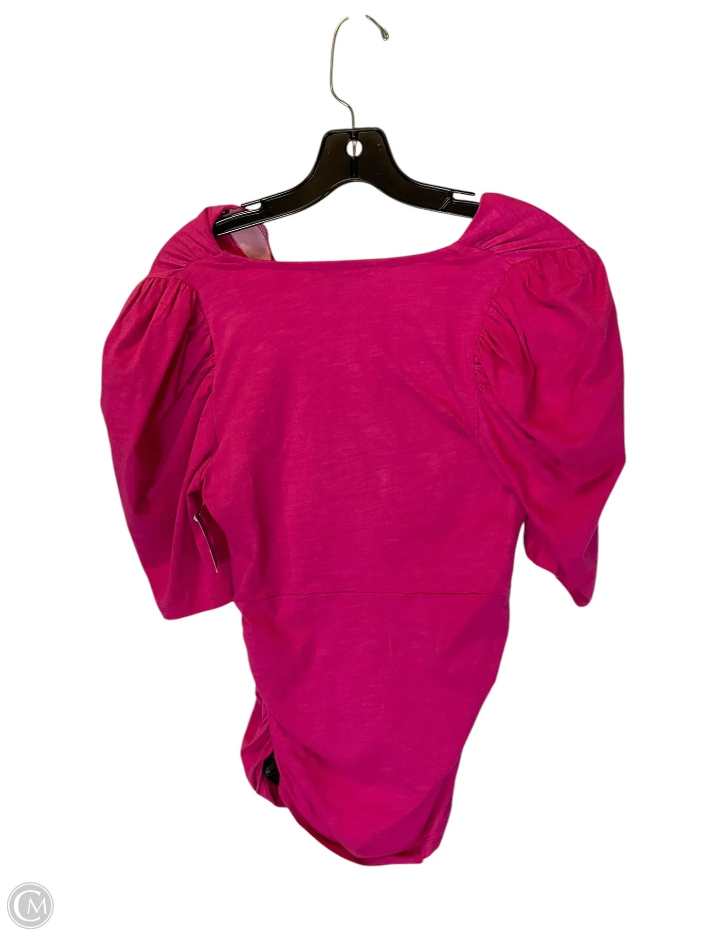 Top Short Sleeve By International Concepts In Pink, Size: S
