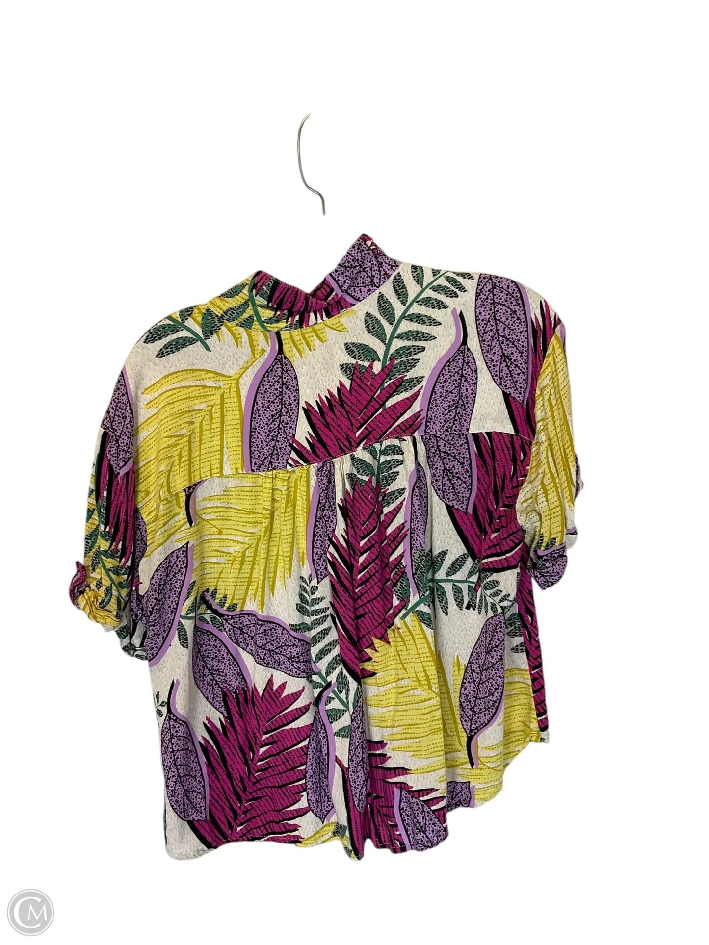 Top Short Sleeve By Jane And Delancey In Multi-colored, Size: S