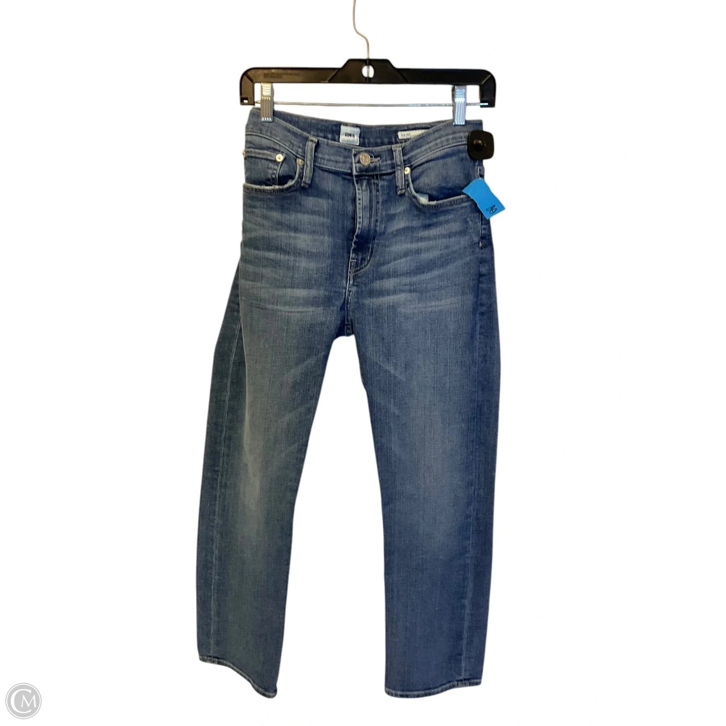 Jeans Straight By Edwin In Blue Denim, Size: 4