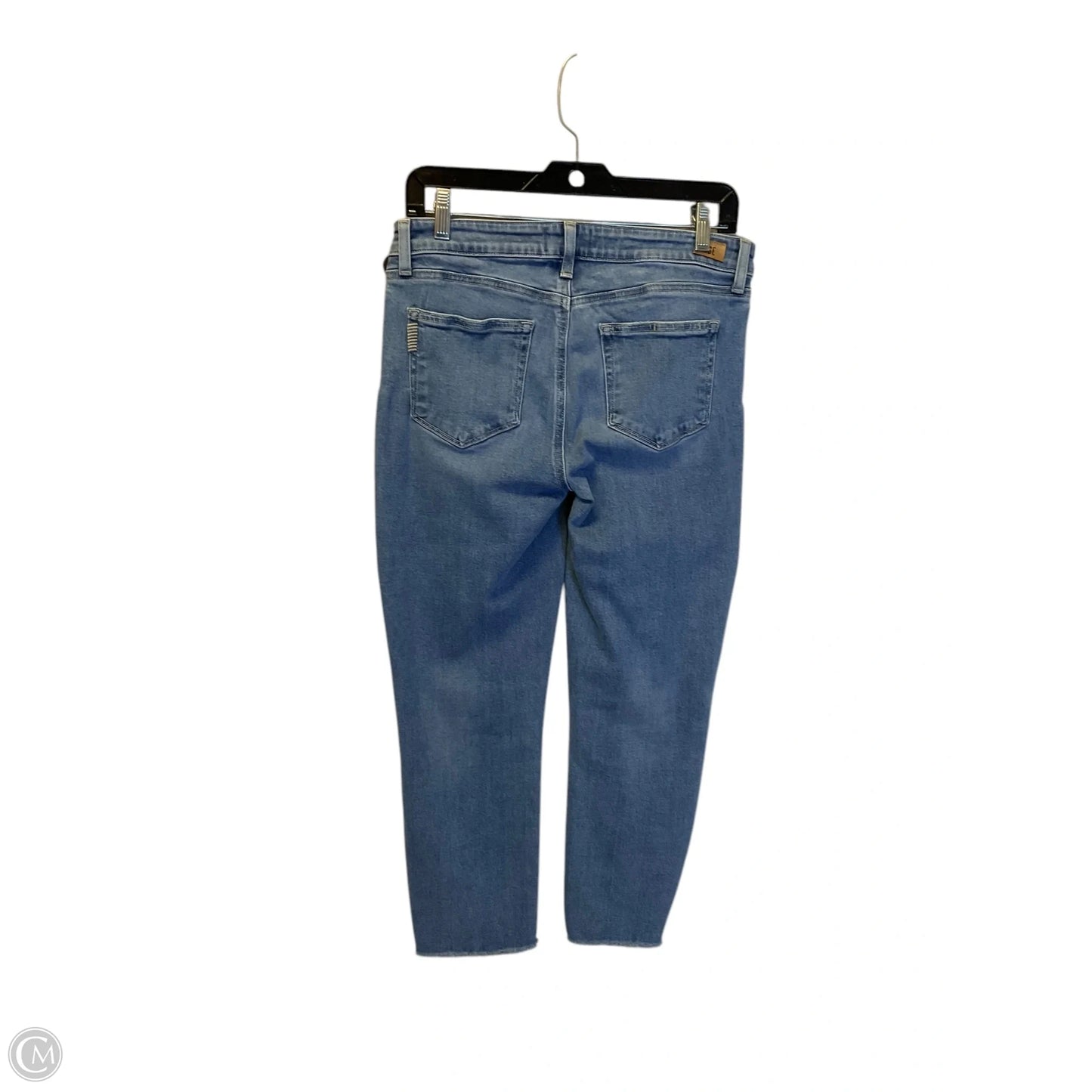 Jeans Straight By Paige In Blue Denim, Size: 6