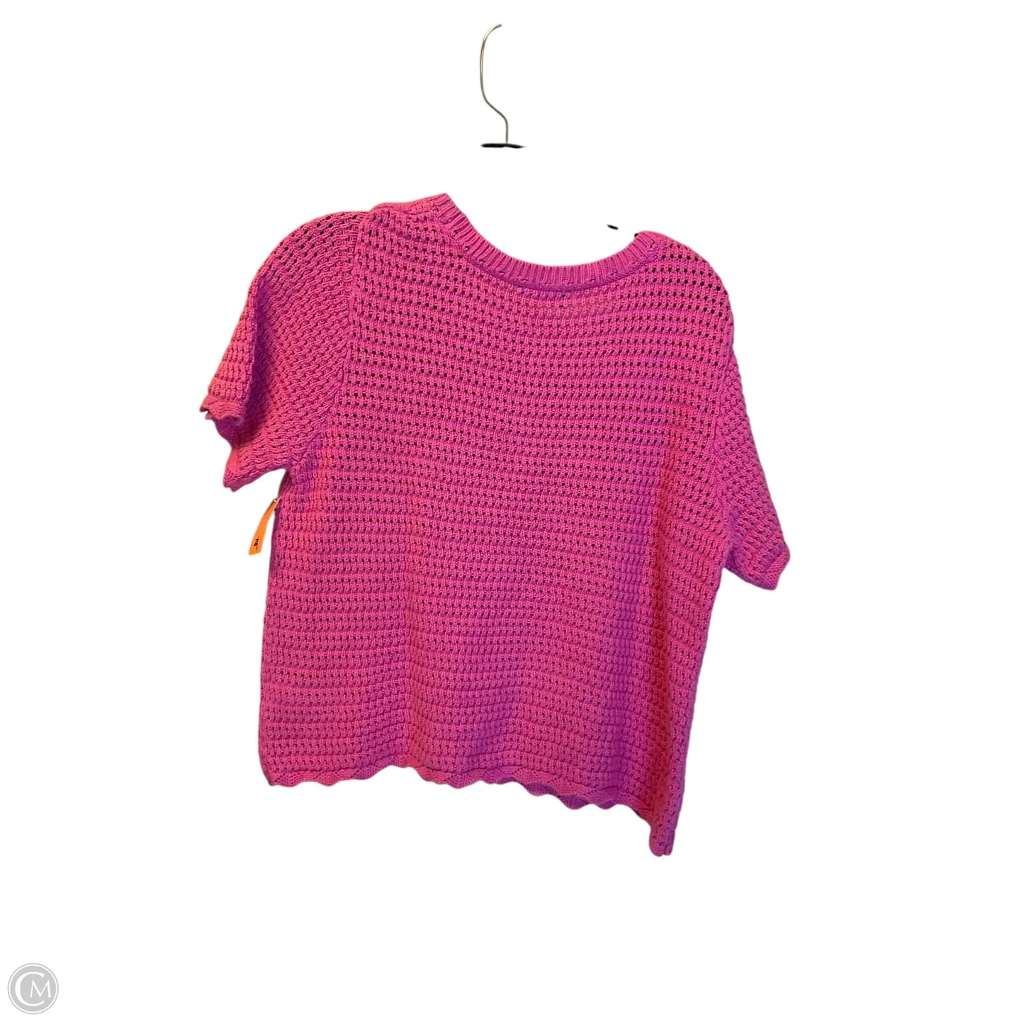 Top Short Sleeve By Gap In Pink, Size: L