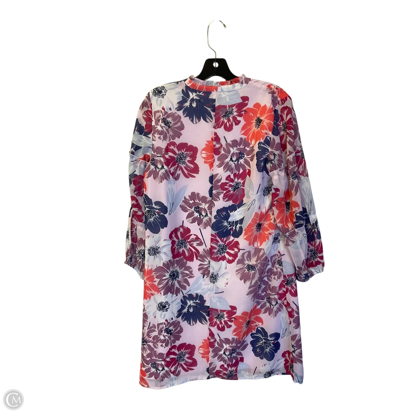 Dress Party Midi By Ann Taylor In Floral Print, Size: S