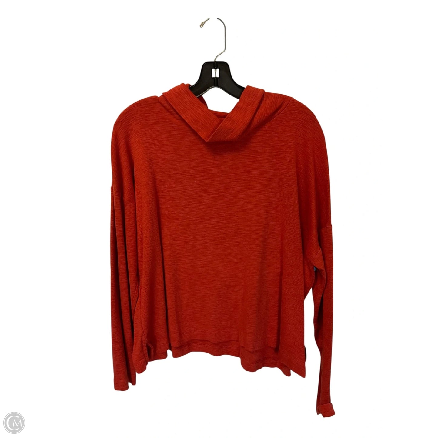 Top Long Sleeve Basic By Banana Republic In Orange, Size: M