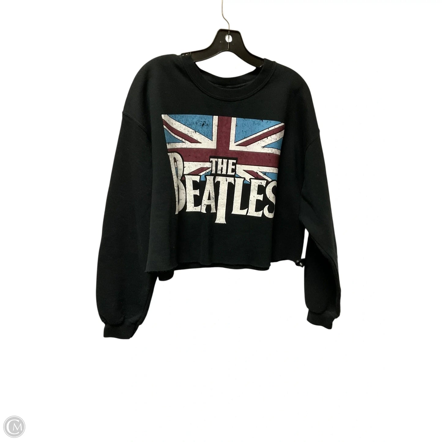 Sweatshirt Crewneck By Clothes Mentor In Black, Size: L