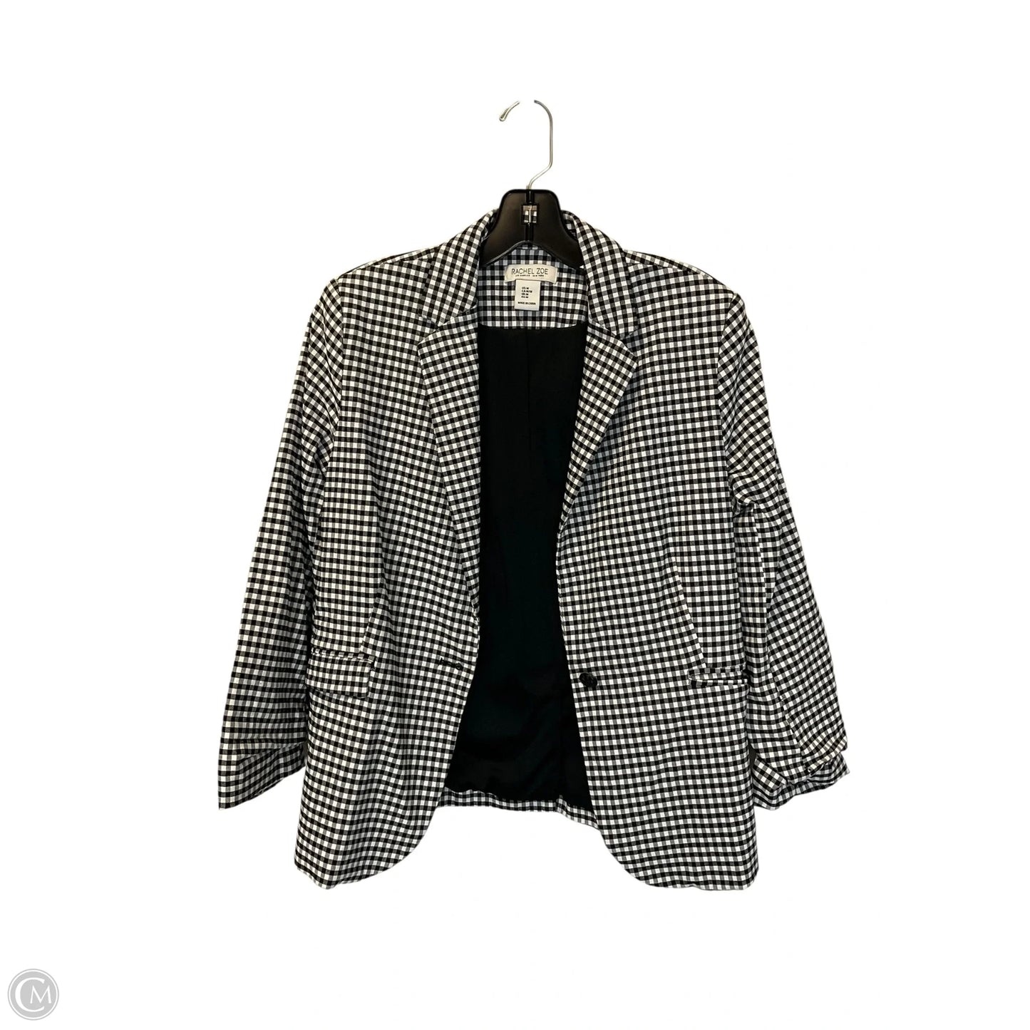 Blazer By Rachel Zoe In Black & White, Size: M