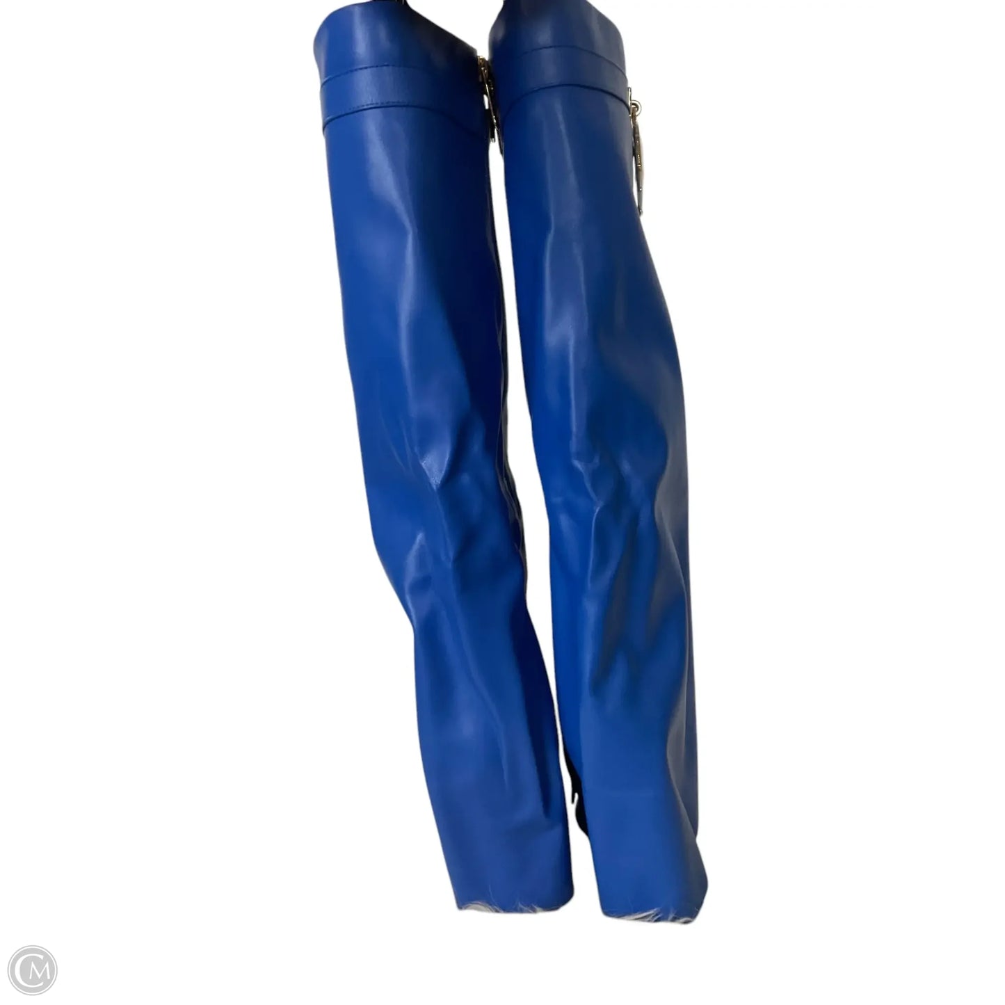 Boots Knee Flats By Clothes Mentor In Blue, Size: 6.5