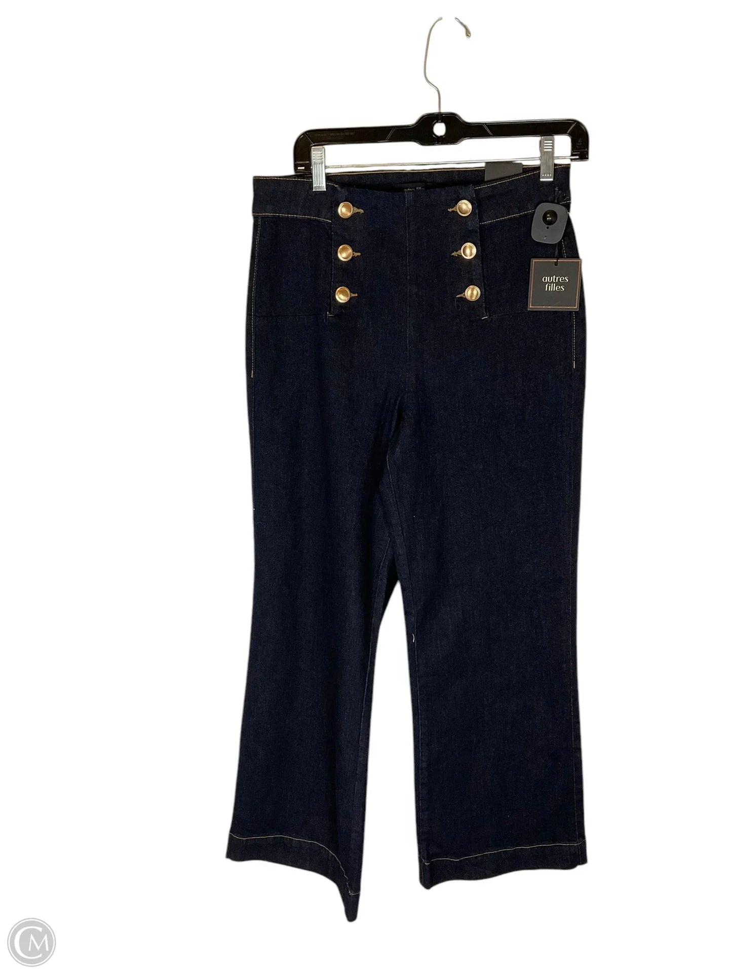 Jeans Flared By Cmb In Blue Denim, Size: 8