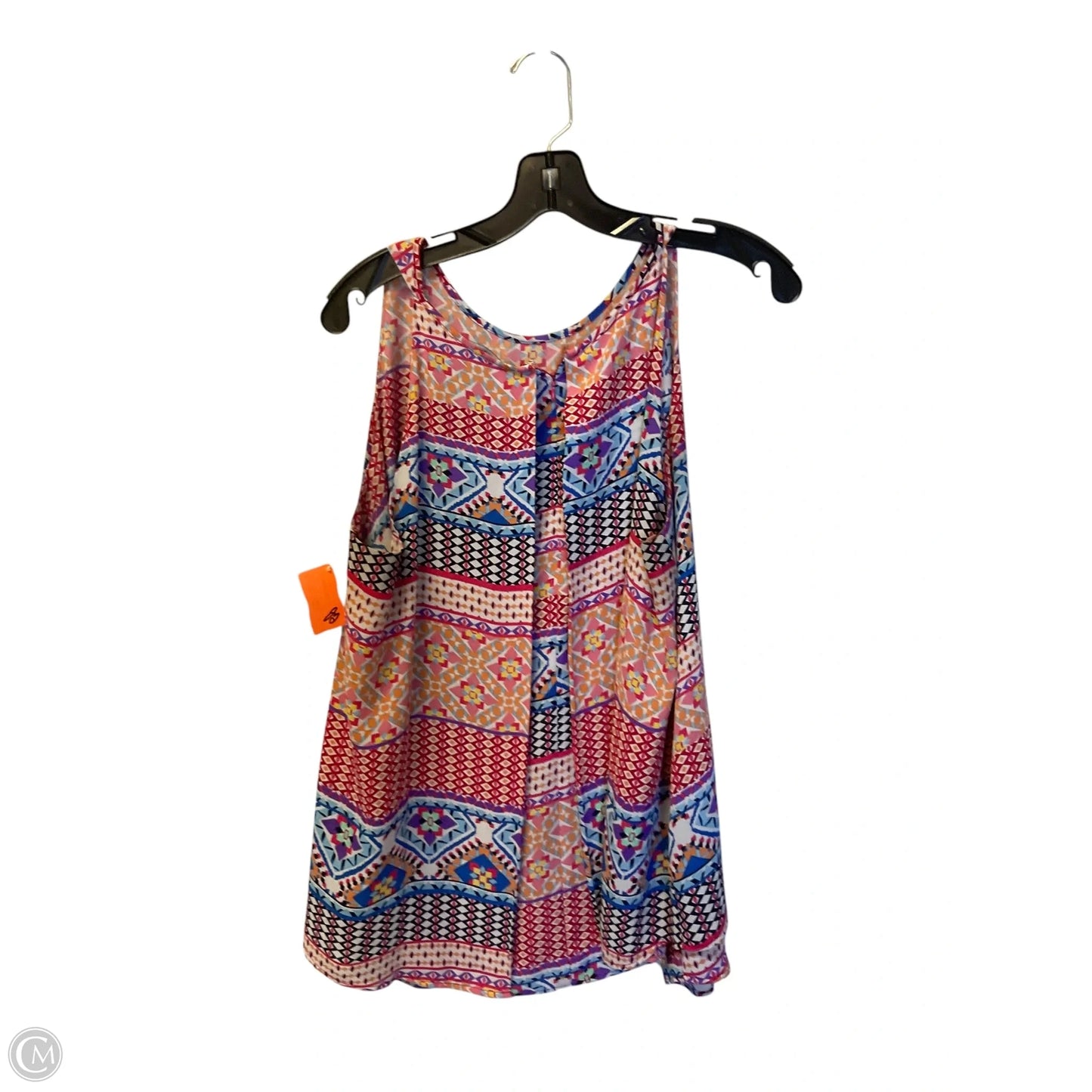 Top Sleeveless By Zac And Rachel In Multi-colored, Size: L