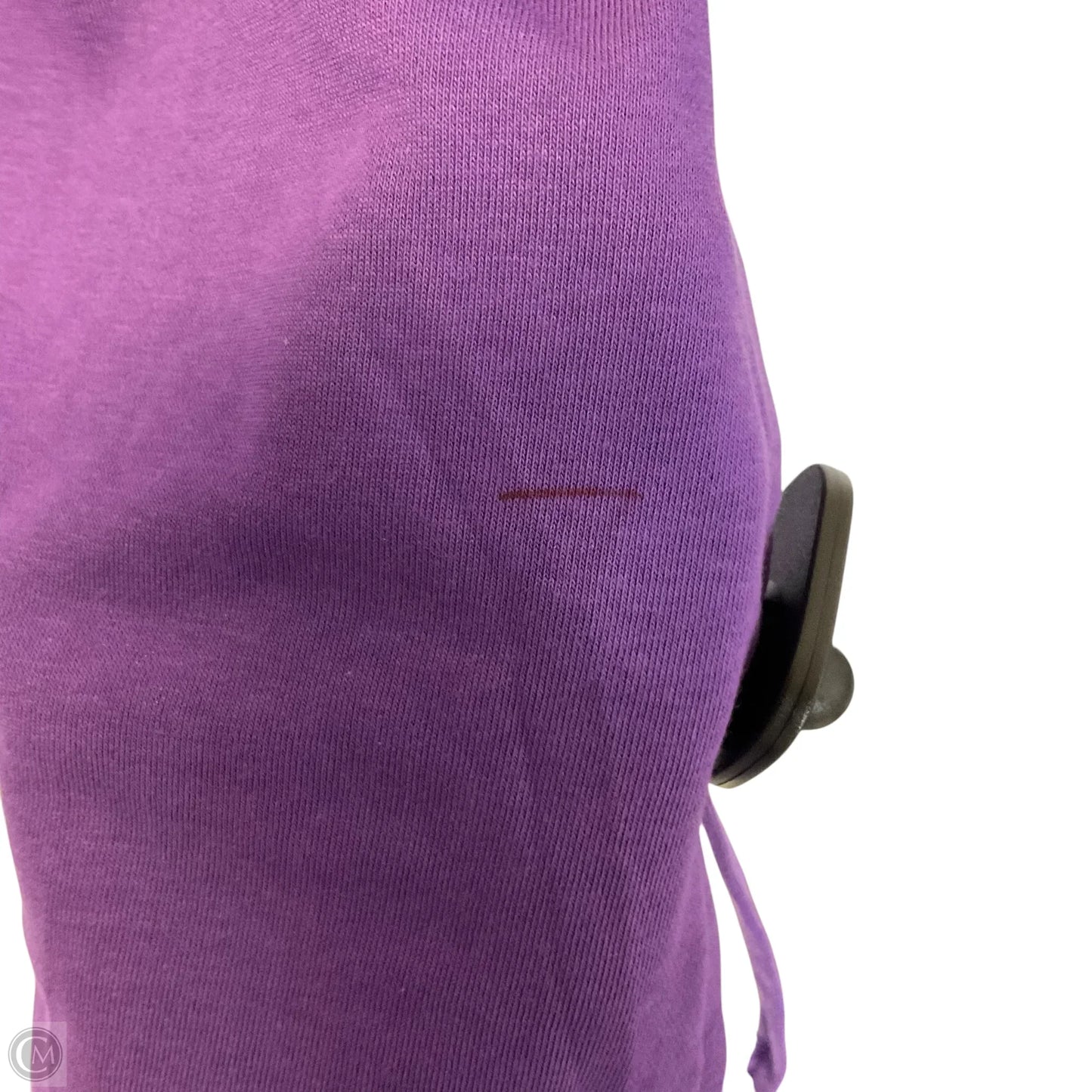 Top Short Sleeve By Peach Love Cream California In Purple, Size: L