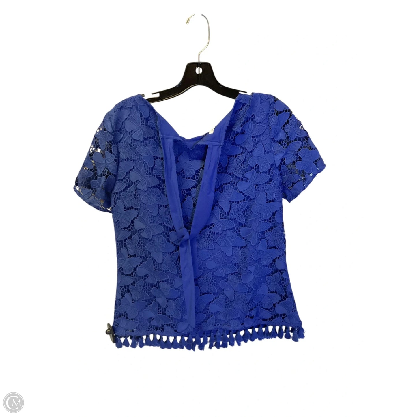 Top Short Sleeve By Talbots In Blue, Size: Xs