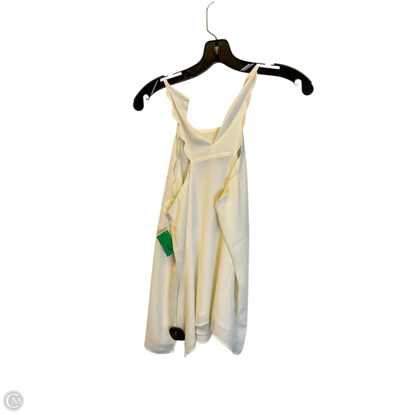 Top Sleeveless By Loft In Cream, Size: S
