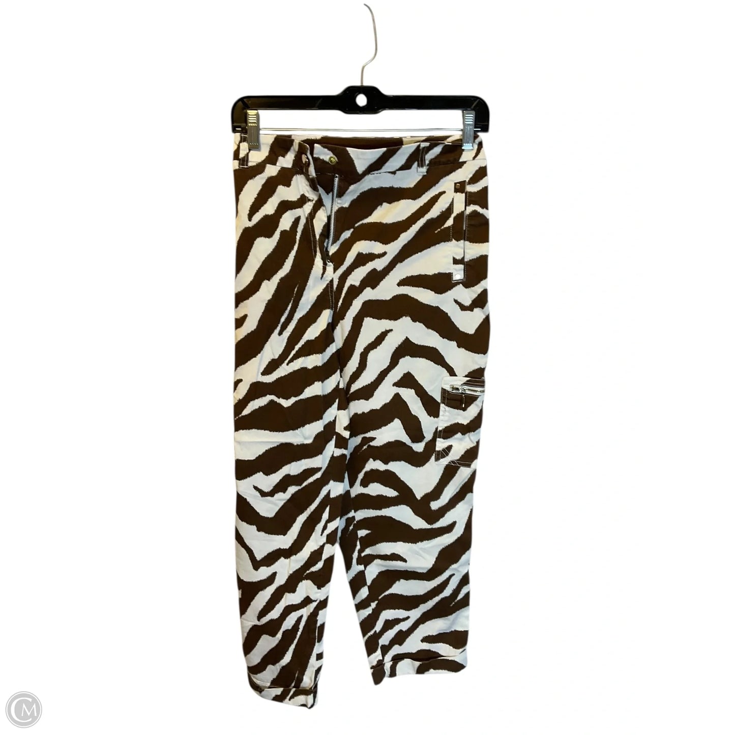 Pants Cargo & Utility By Chicos In Animal Print, Size: 10