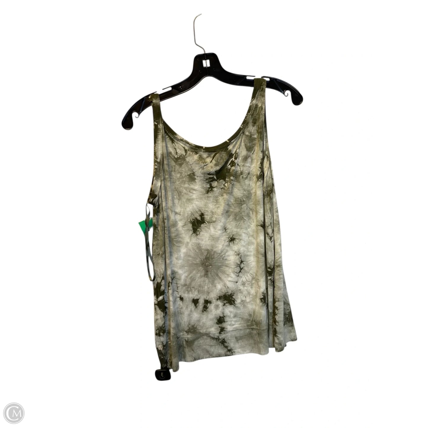 Top Sleeveless By Knox Rose In Green, Size: S