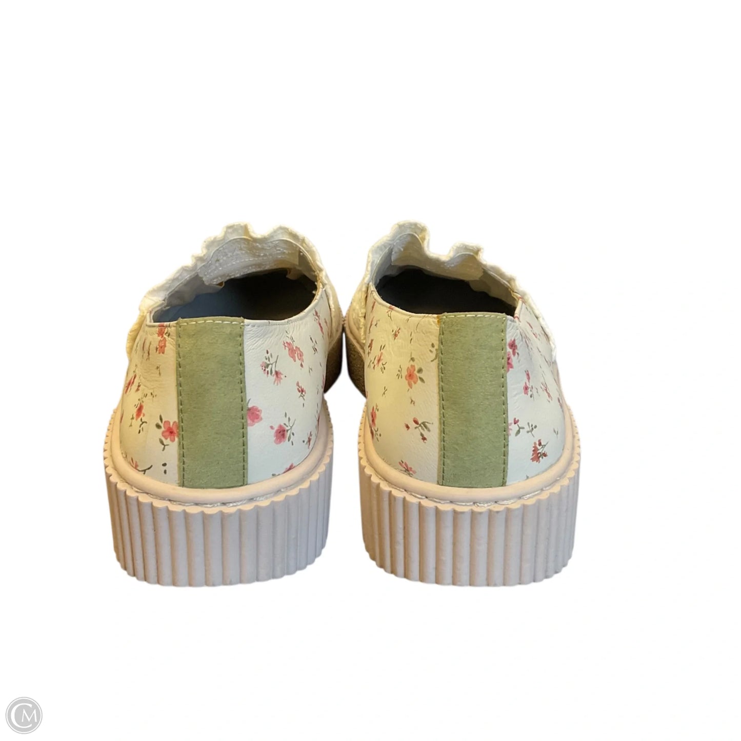 Shoes Heels Platform By Clothes Mentor In Floral Print, Size: 7.5