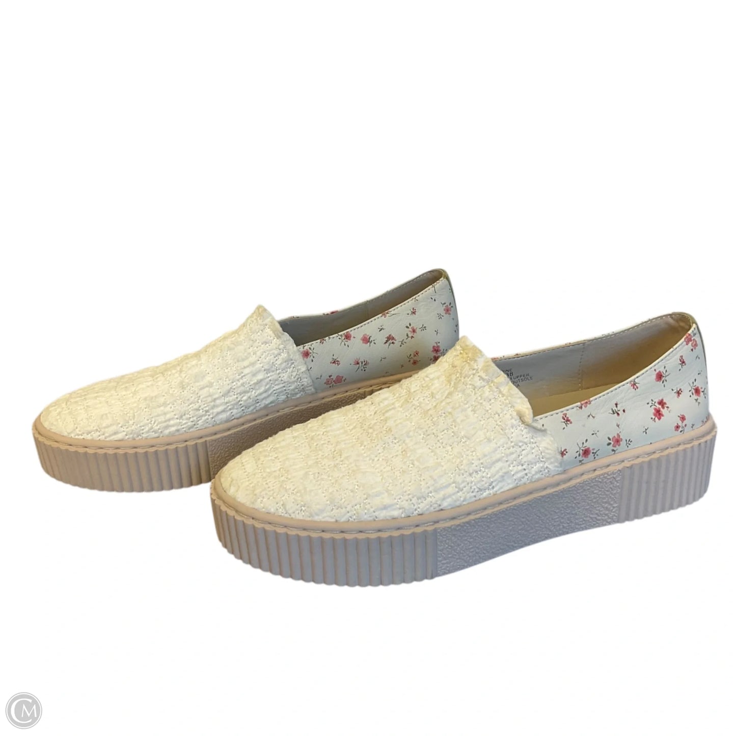 Shoes Heels Platform By Clothes Mentor In Floral Print, Size: 7.5