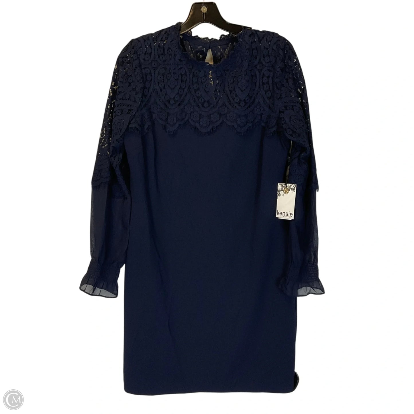 Dress Party Midi By Kensie In Navy, Size: 12