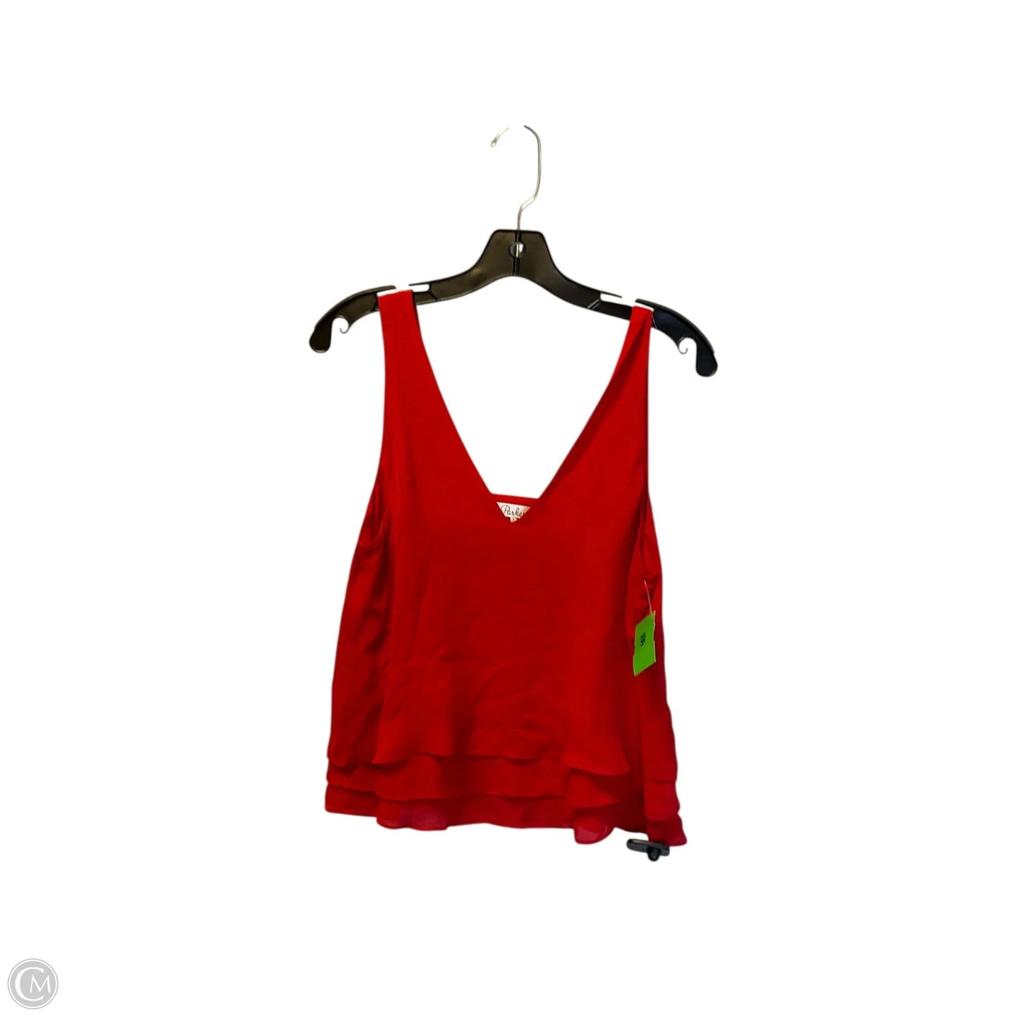 Top Sleeveless By Parker In Red, Size: S
