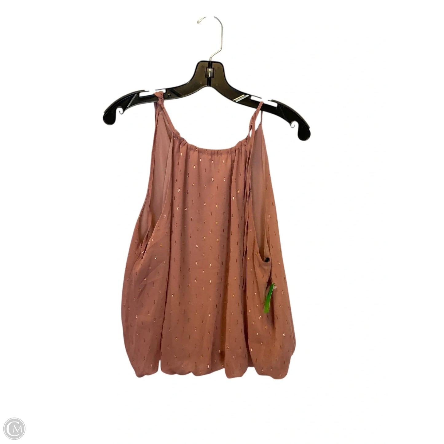 Top Sleeveless By Ro & De In Pink, Size: L