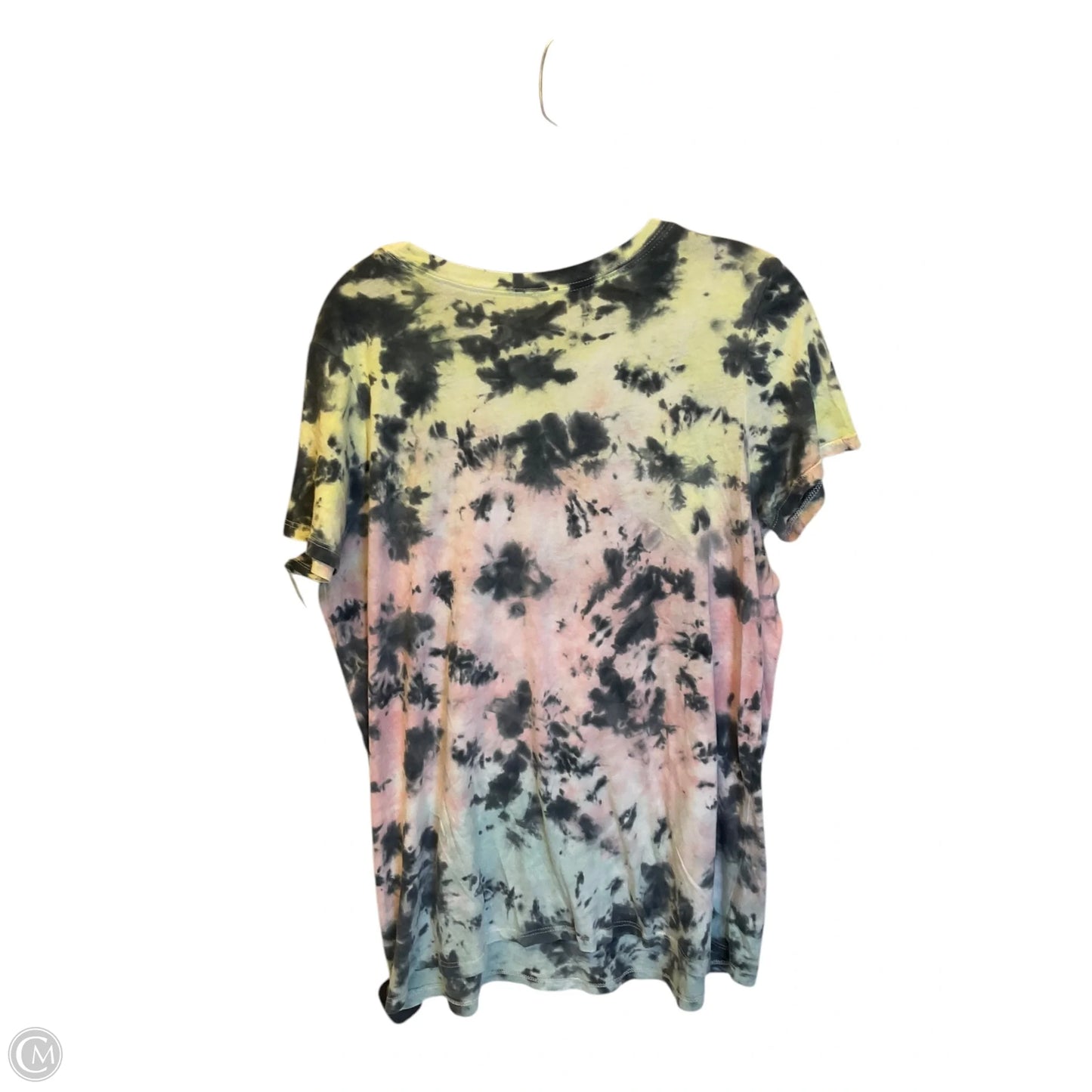 Top Short Sleeve By Clothes Mentor In Tie Dye Print, Size: M