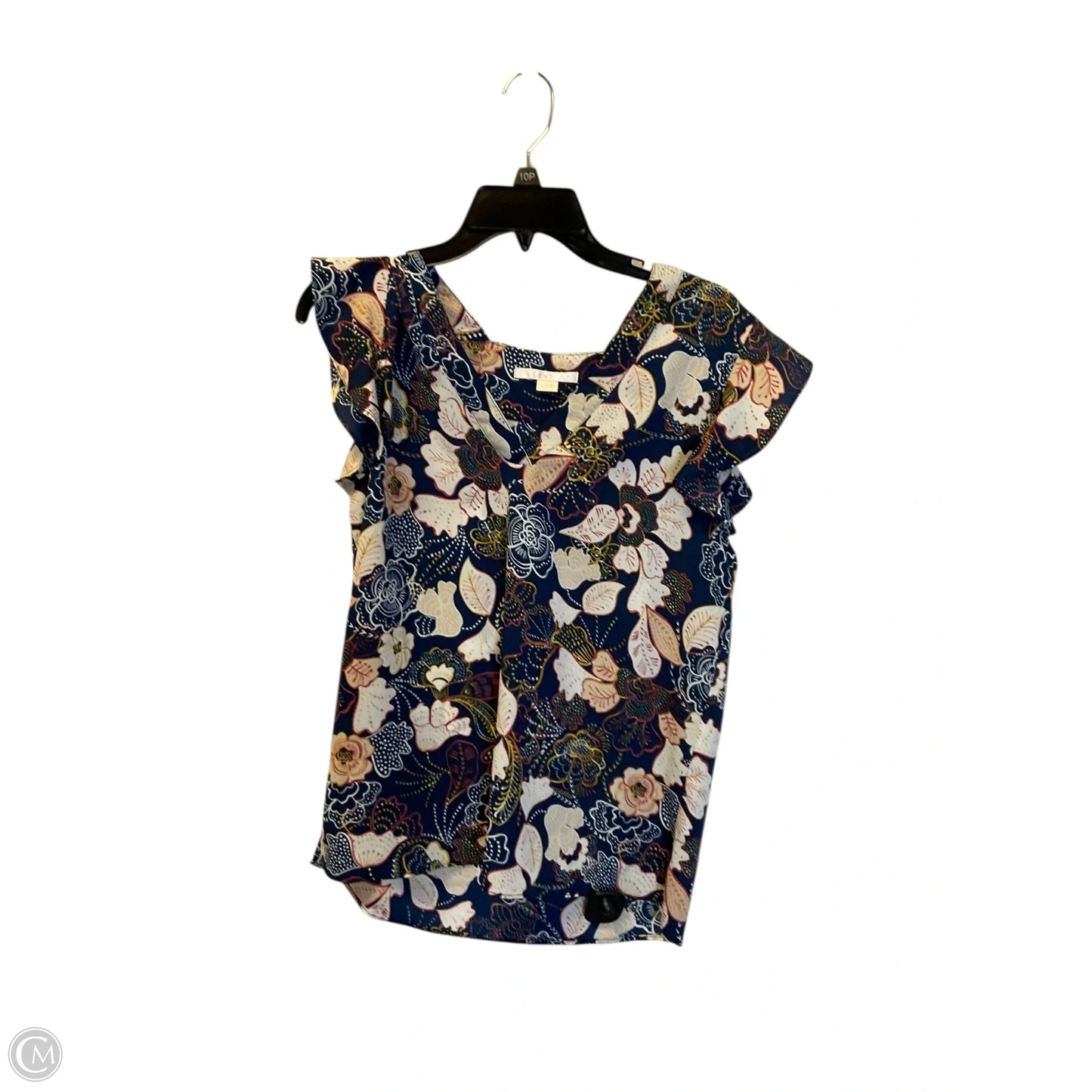 Top Sleeveless By C And C In Blue, Size: S
