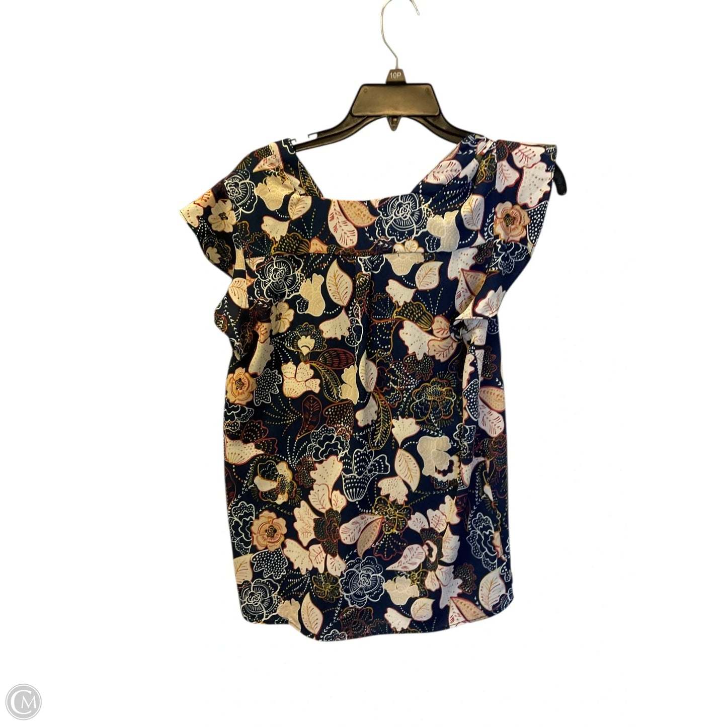 Top Sleeveless By C And C In Blue, Size: S