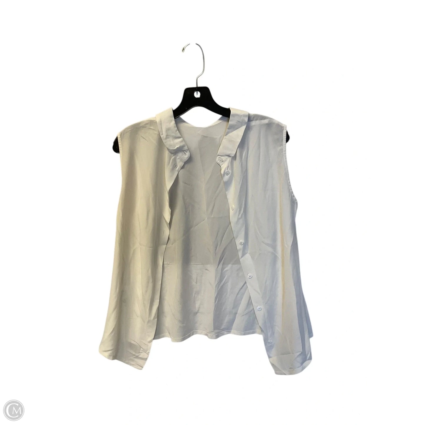 Top Sleeveless By Equipment In Cream, Size: M