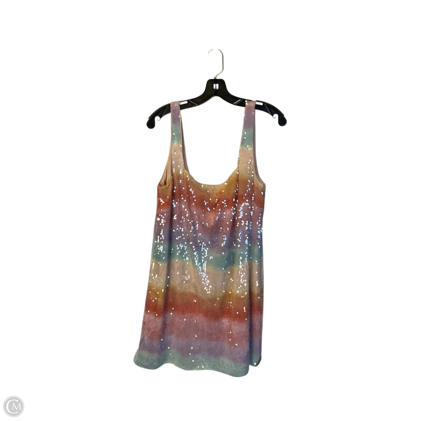 Dress Party Short By Gianni Bini In Rainbow Print, Size: Xl