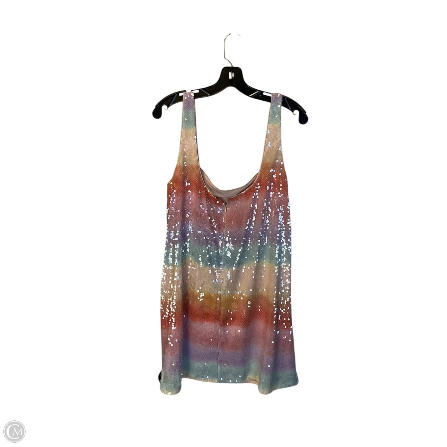 Dress Party Short By Gianni Bini In Rainbow Print, Size: Xl