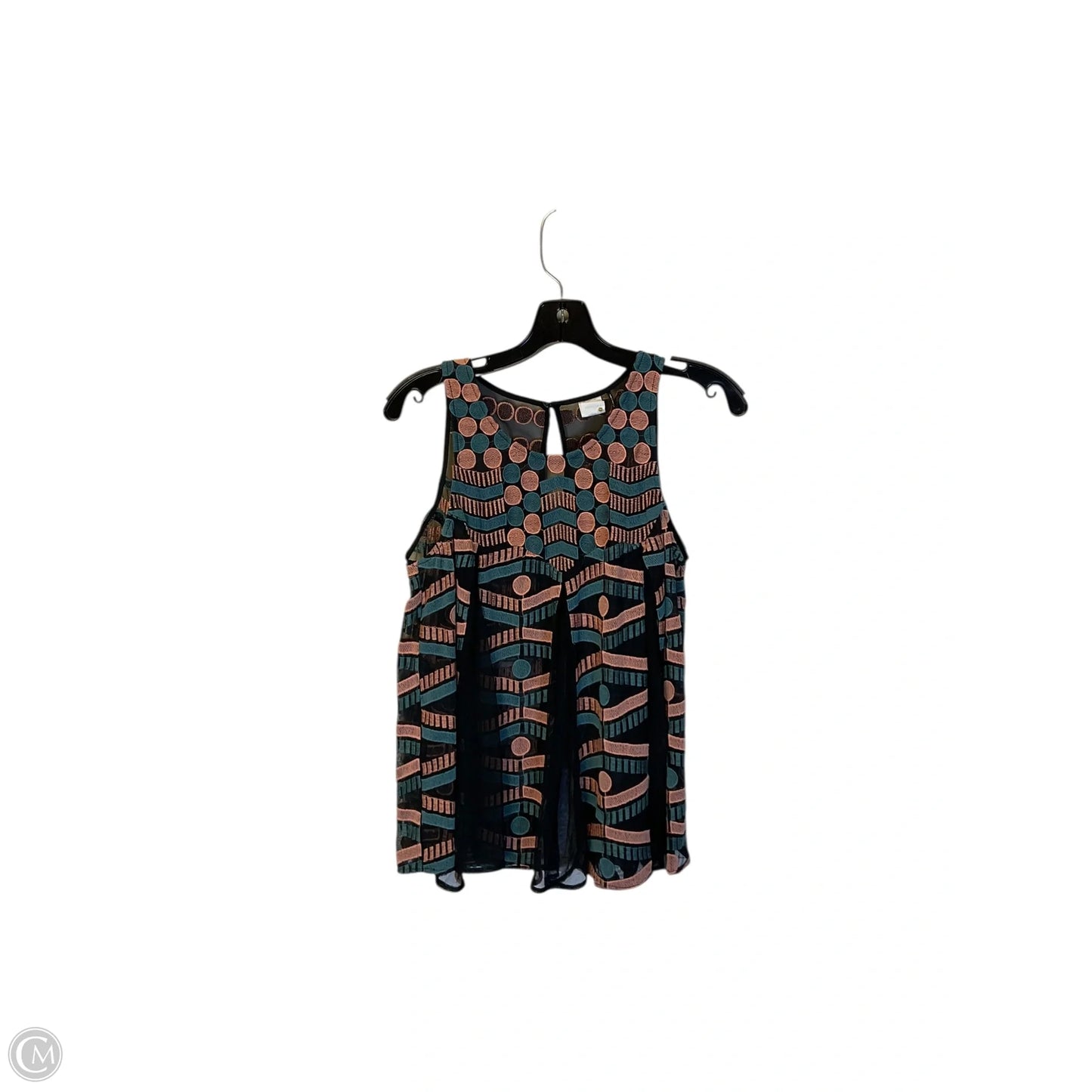 Top Sleeveless By Akemi And Kin In Blue & Orange, Size: S