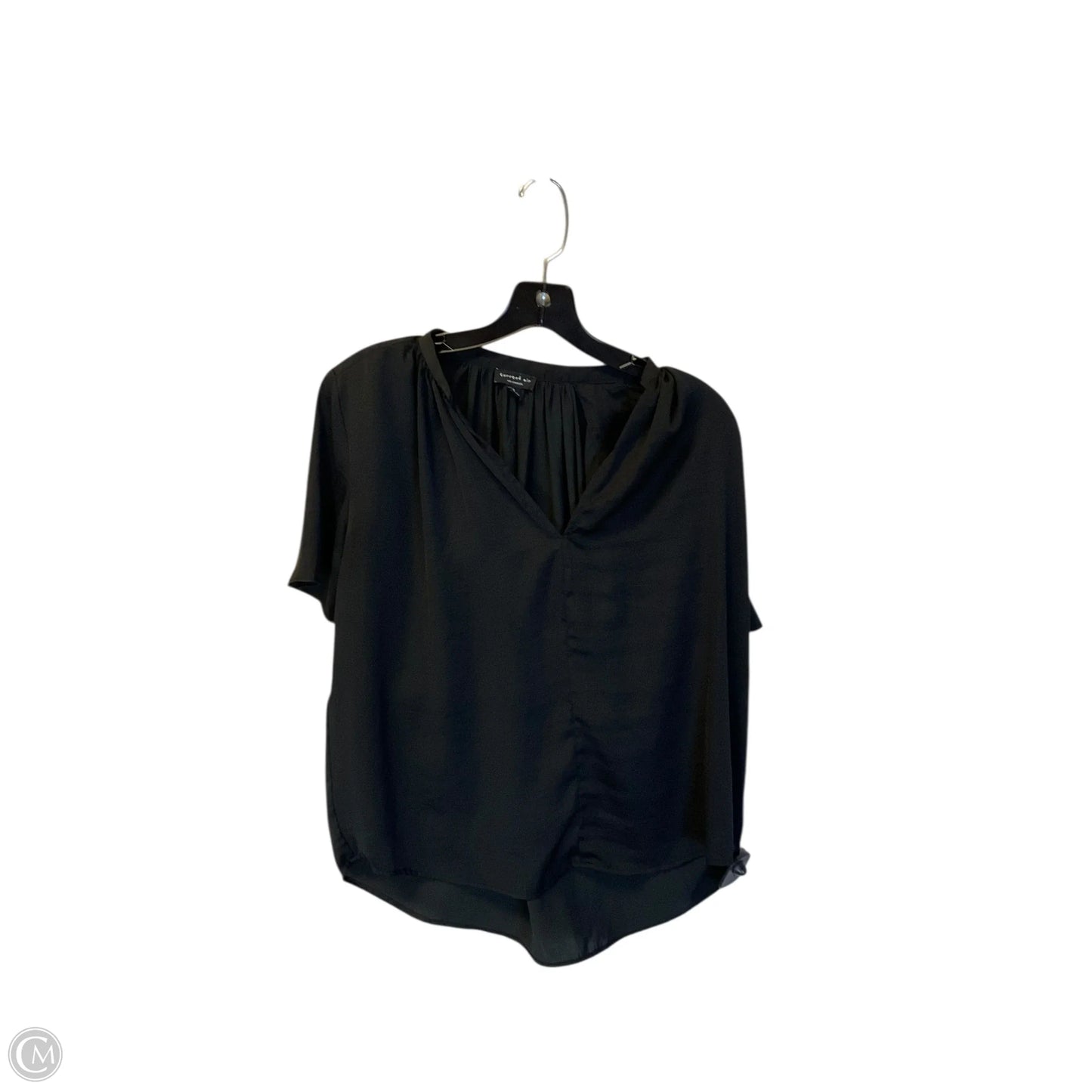 Top Short Sleeve By Current Air In Black, Size: S