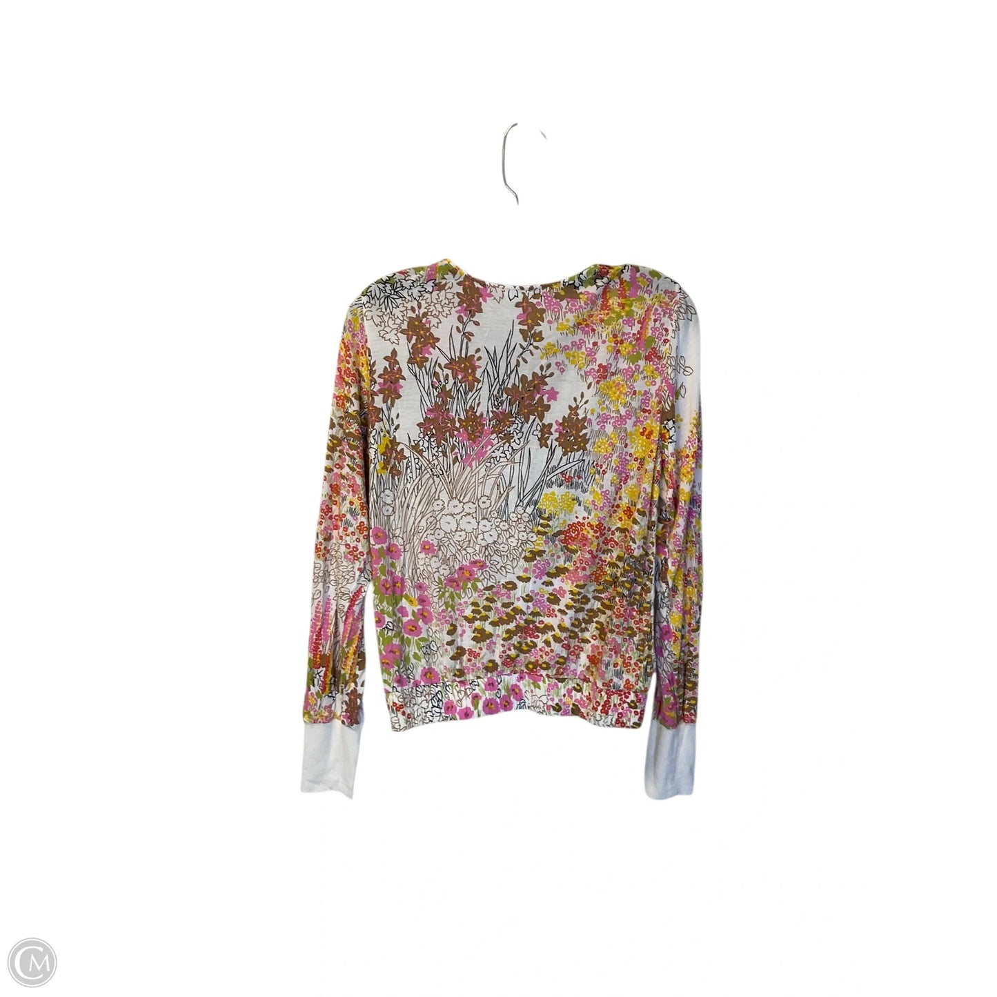 Top Long Sleeve By Tiny In Floral Print, Size: M