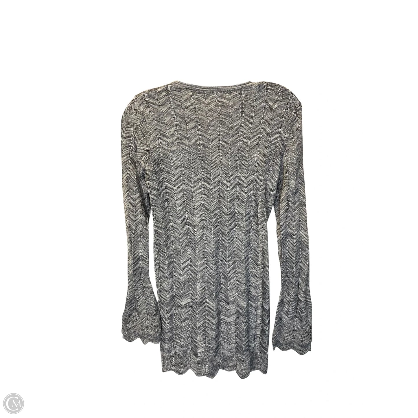 Top Long Sleeve By White House Black Market In Grey, Size: Xs