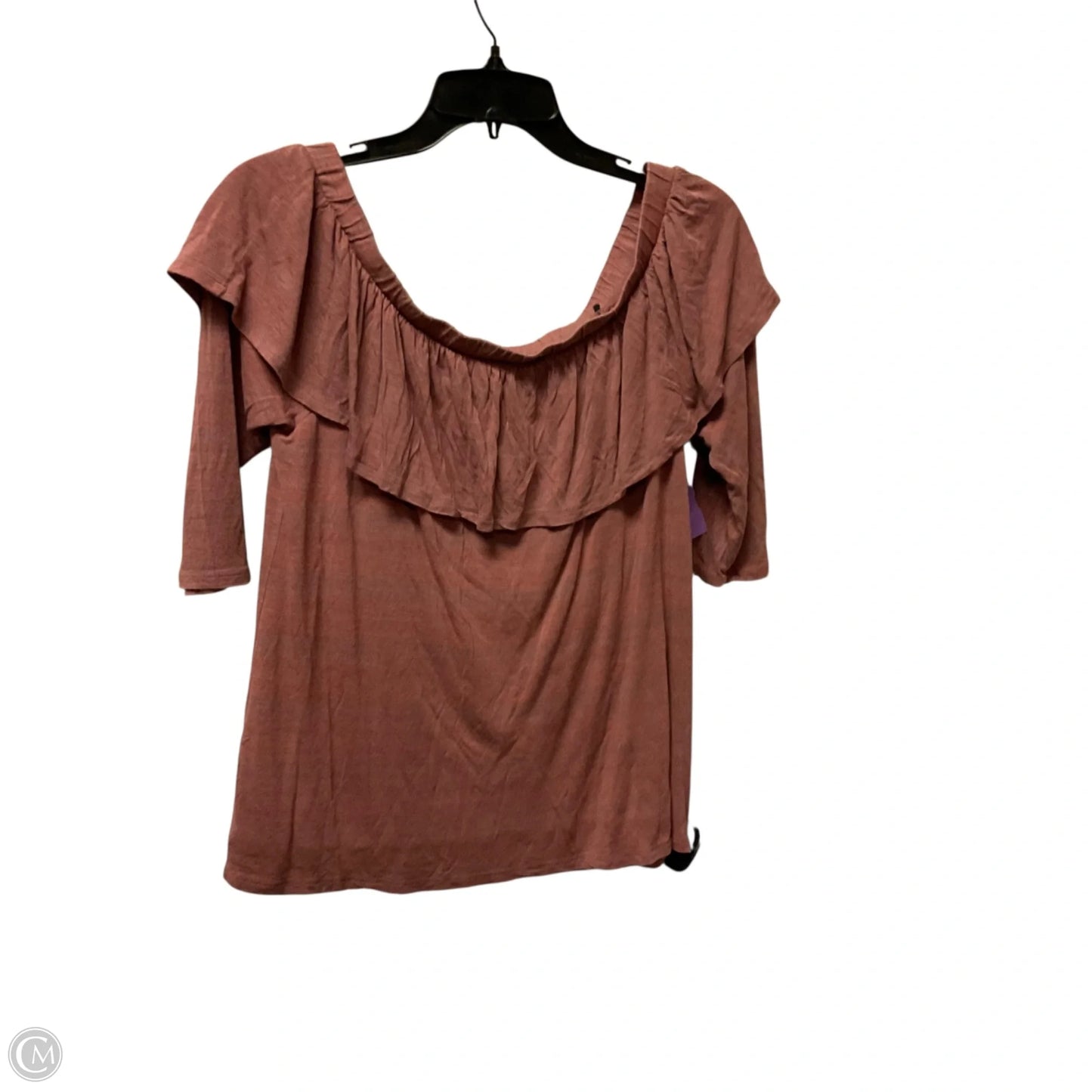 Top Short Sleeve By Dolan Left Coast In Red, Size: L