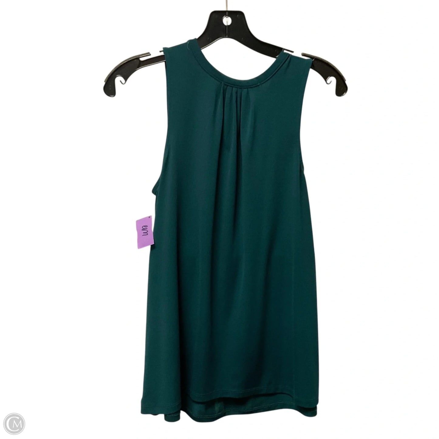Top Sleeveless By Signature Collection In Green, Size: S