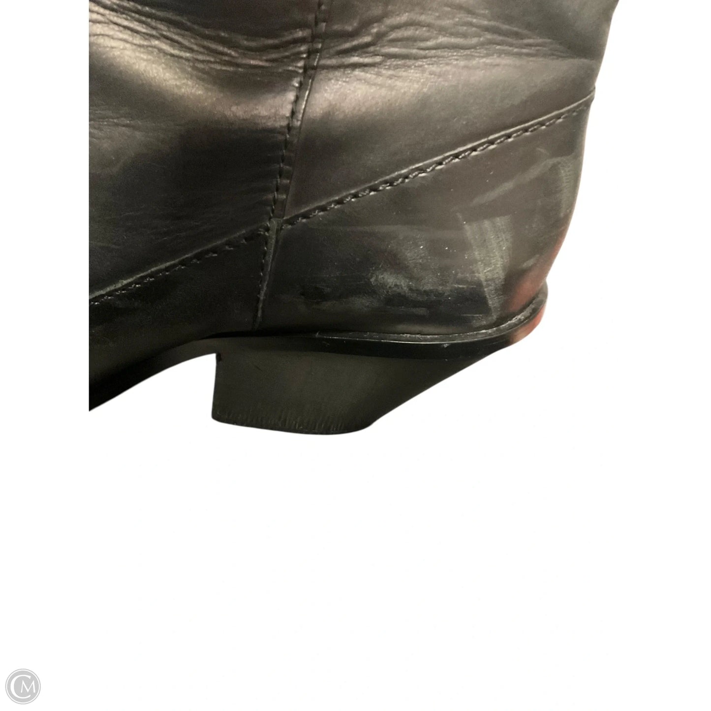 Boots Ankle Heels By Cmb In Black, Size: 9.5