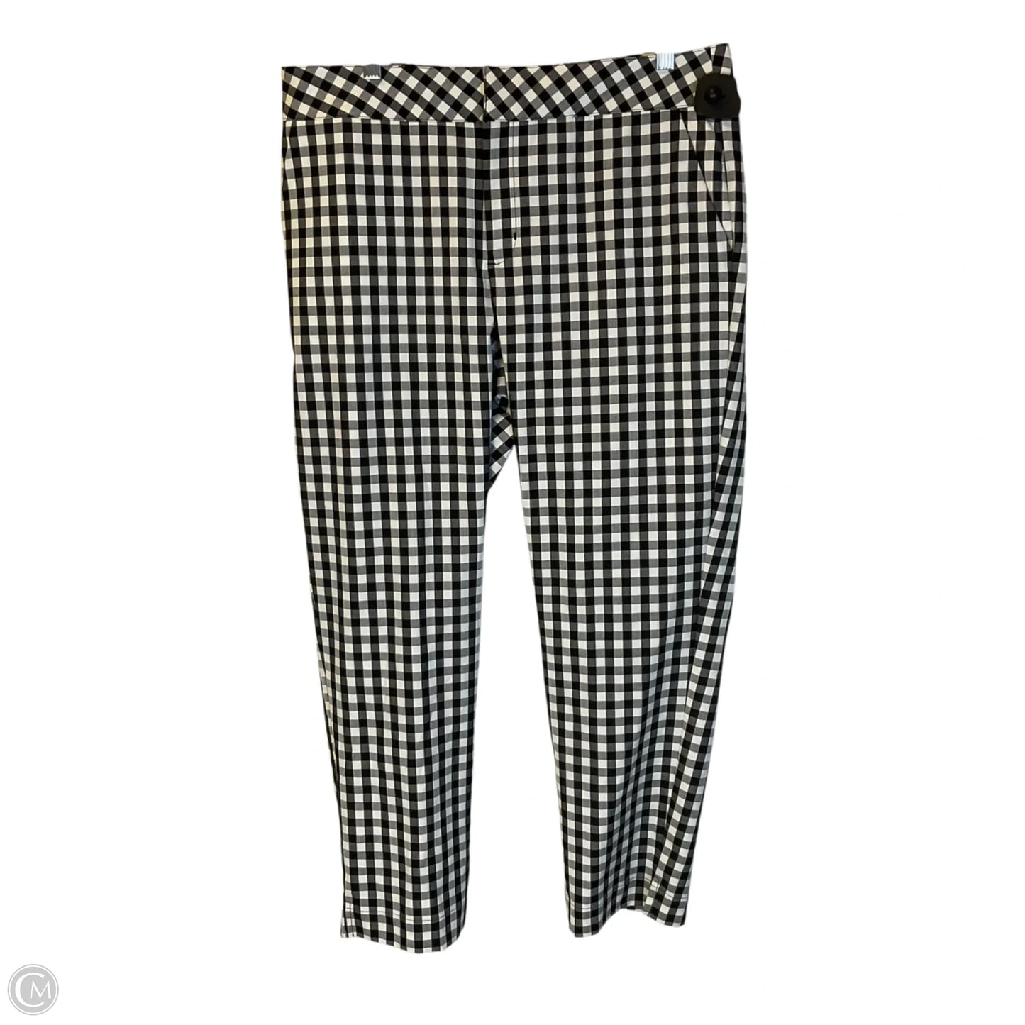 Pants Dress By Foxcroft In Black & White, Size: 12