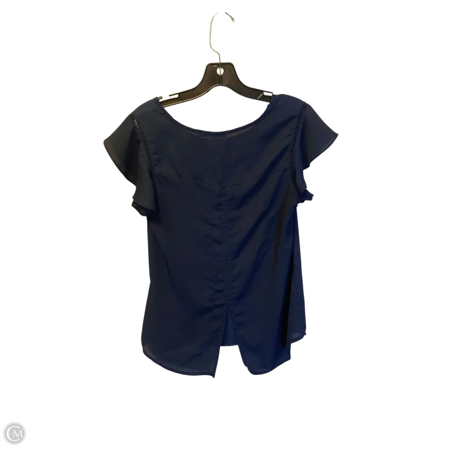 Top Sleeveless By Haute Monde In Navy, Size: M