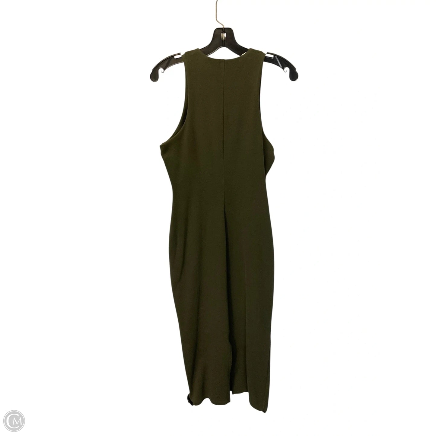 Dress Casual Maxi By Express In Green, Size: M