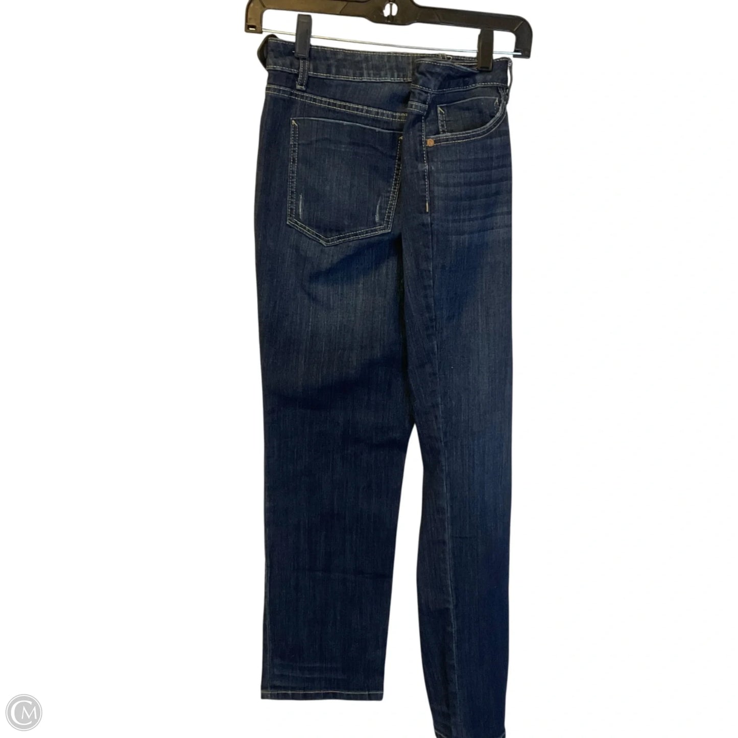 Jeans Straight By Simply Vera In Blue Denim, Size: 10