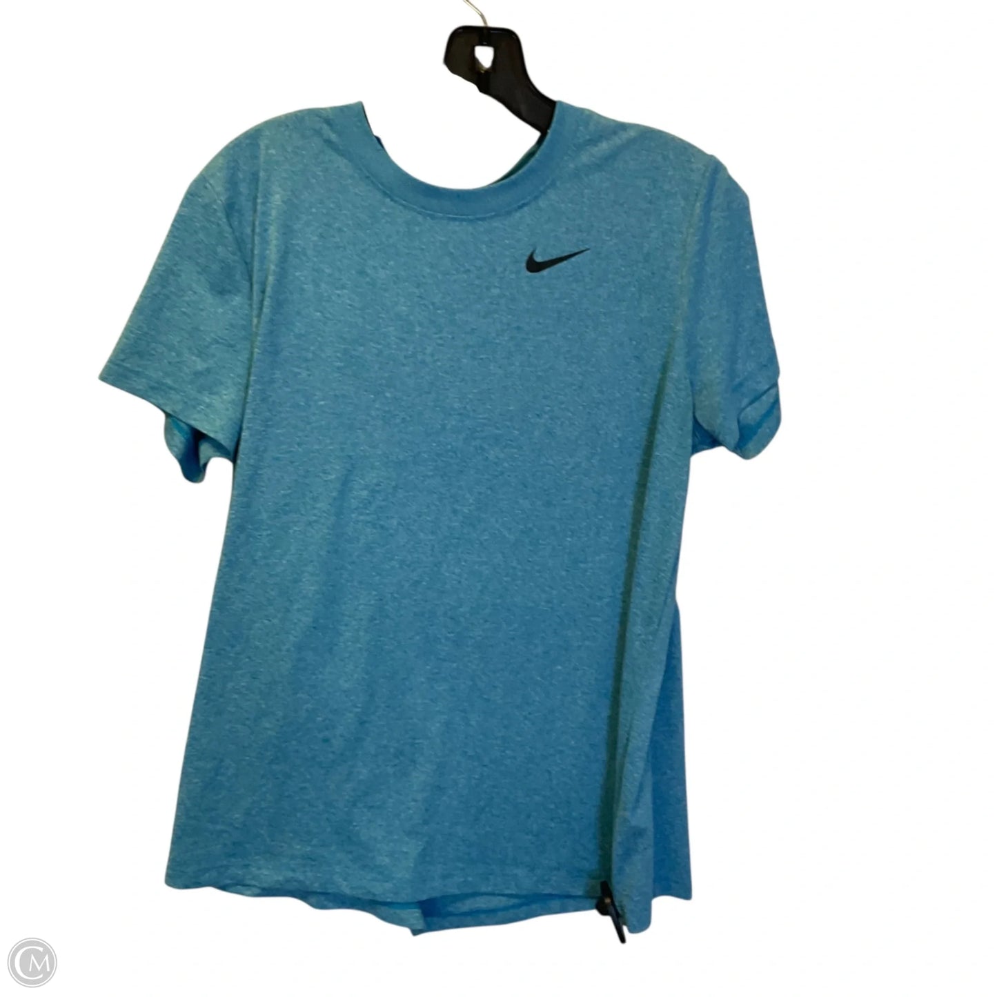 Athletic Top Short Sleeve By Nike Apparel In Blue, Size: Xl