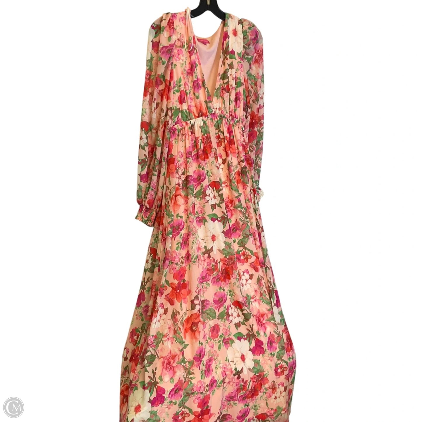 Dress Casual Maxi By Flying Tomato In Floral Print, Size: M