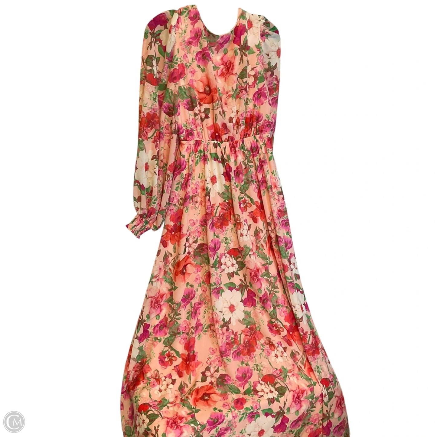 Dress Casual Maxi By Flying Tomato In Floral Print, Size: M
