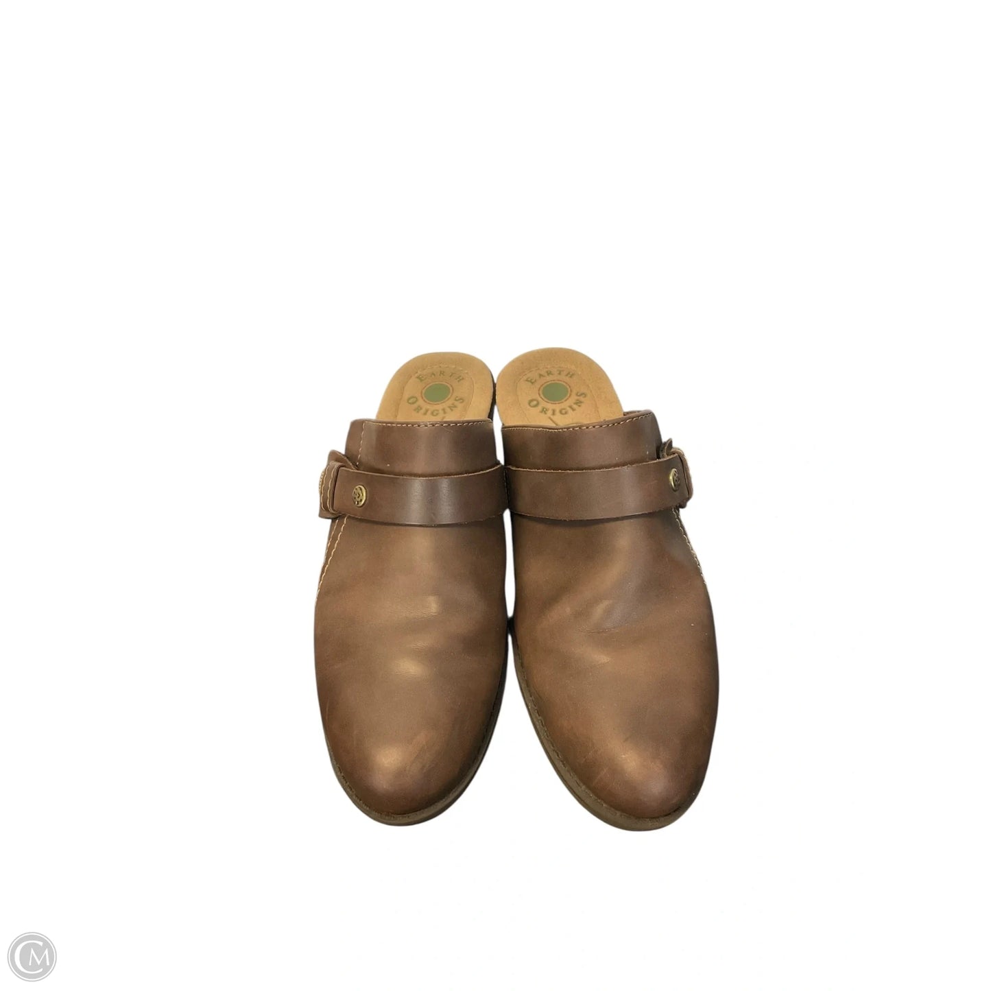 Shoes Heels Block By Earth Origins In Brown, Size: 8.5